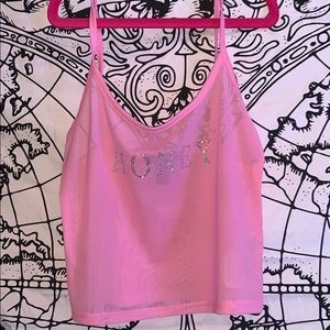 pink honey crop top